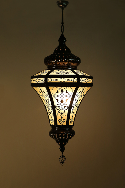 Single Ottoman Design Antique Hanging Lamp Model 1